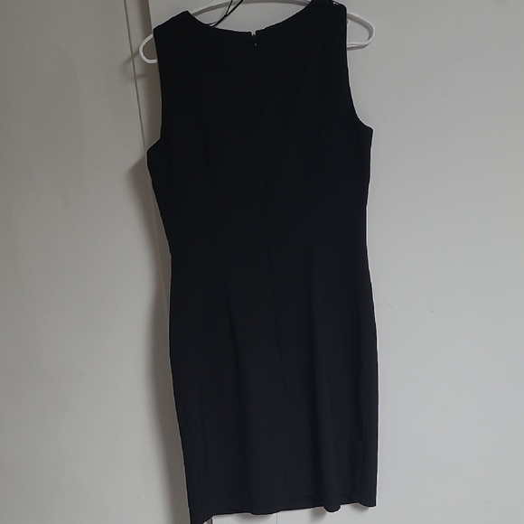 Sandra Darren Black Sleeveless Midi Sheath Dress - Picture 4 of 10
